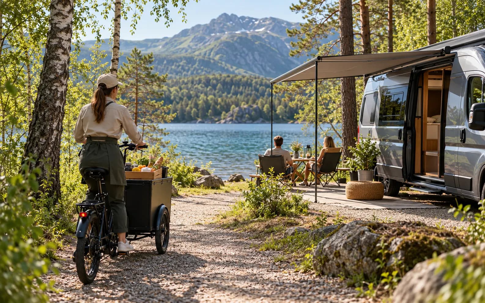 Lieferung im Demo-Park Ferienresort Seewald
