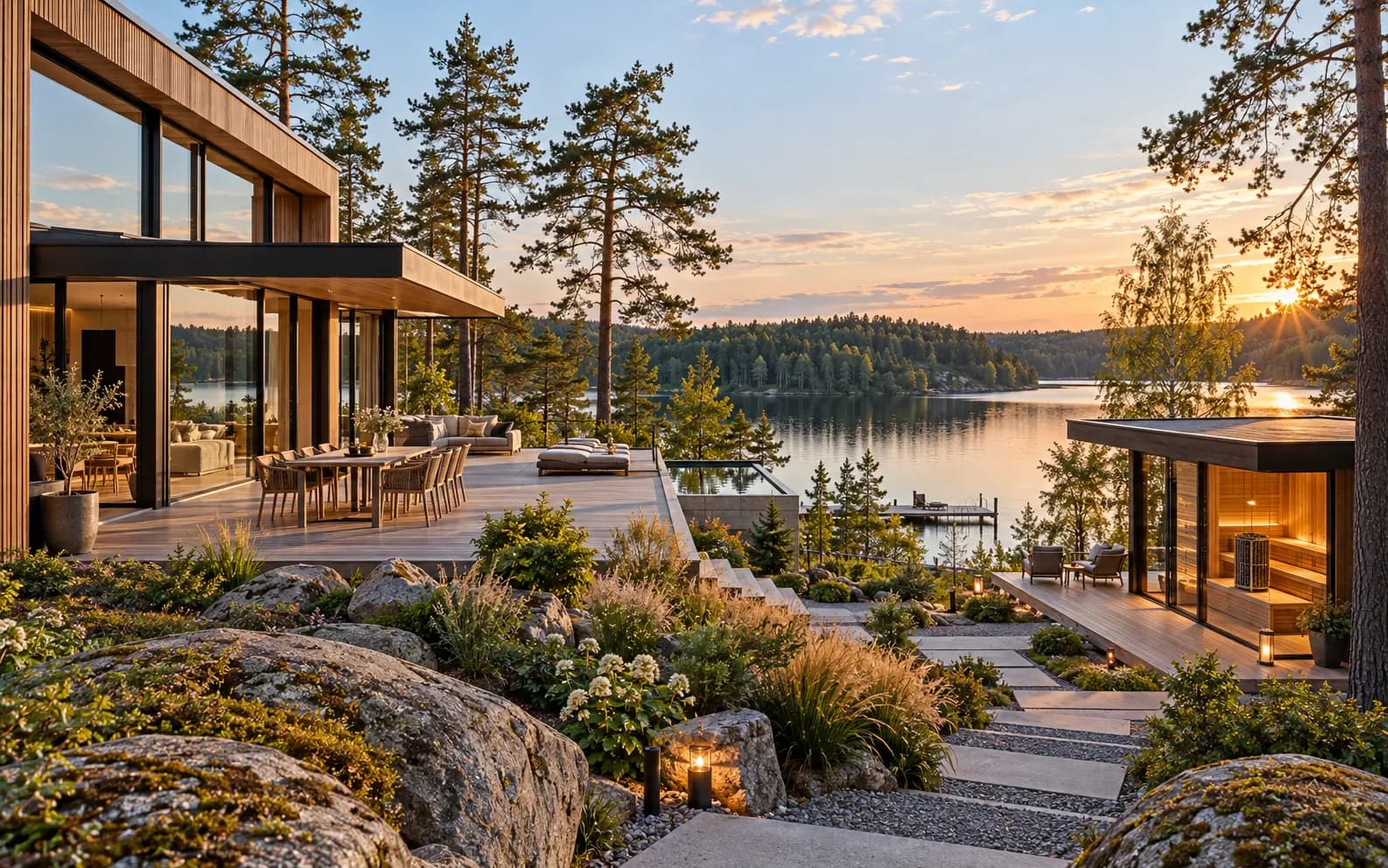 Familienvilla mit Seeblick