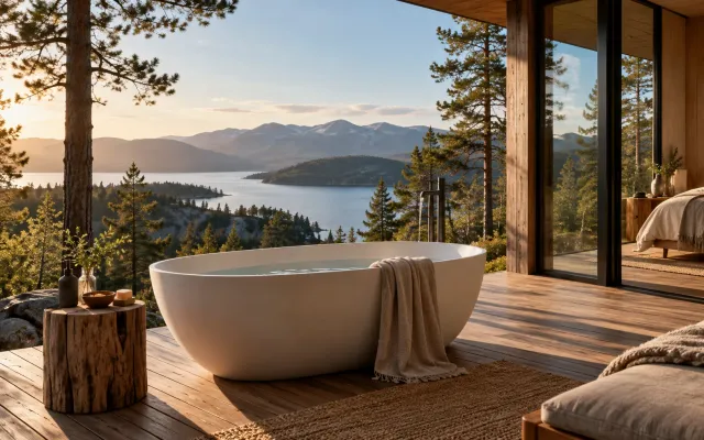 Badezimmer – Safari-Lodge