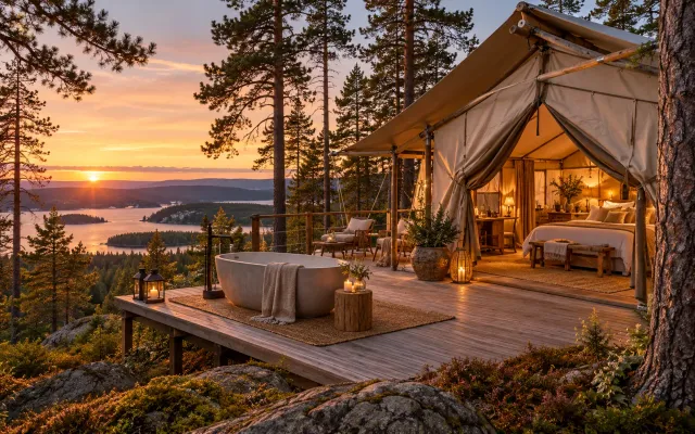 Außenansicht – Safari-Lodge